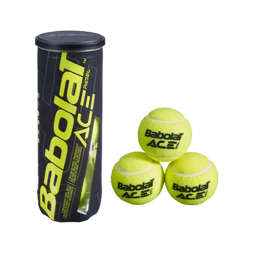 Bote Babolat Ace Padel X3 con pelotas fuera