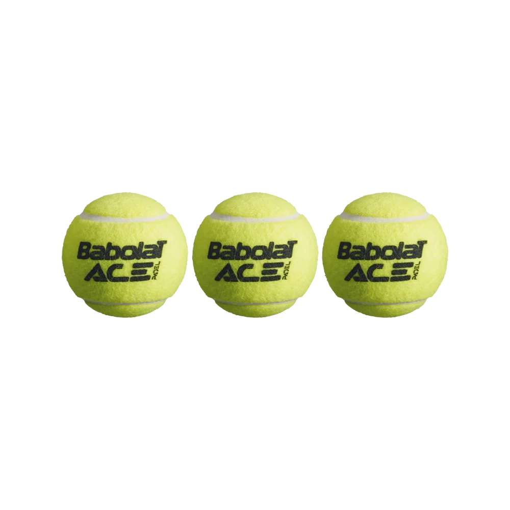 Pelotas Babolat Ace Padel X3 detalle