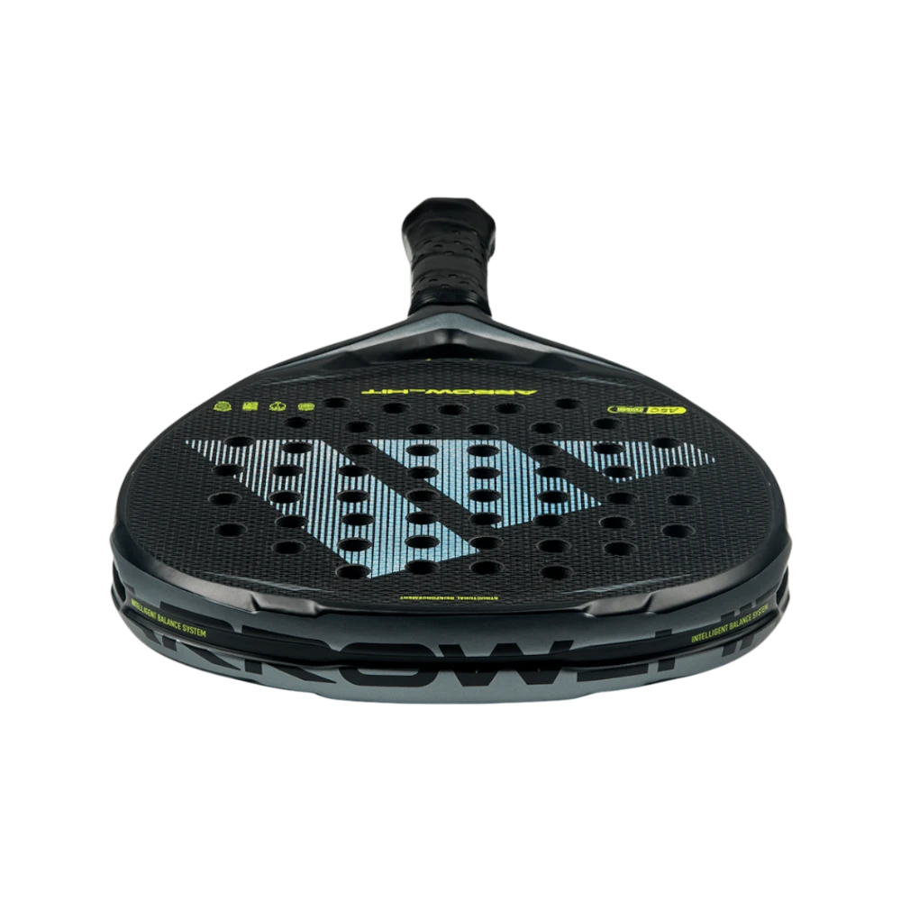 Pala de pádel Adidas Arrow Hit 2026, vista frontal de la cara