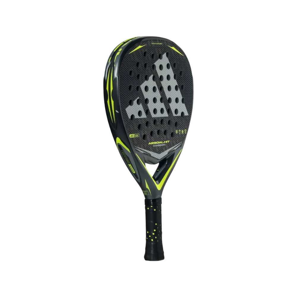 Pala de pádel Adidas Arrow Hit Carbon, vista inclinada