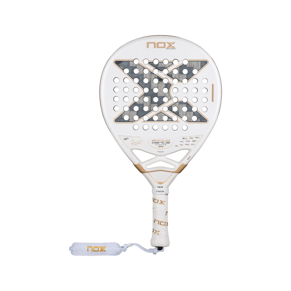 Pala Nox AT10 Genius 12K Alum Xtrem Agustín Tapia 2026 — cara frontal