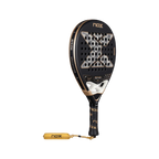 Pala de pádel Nox AT10 Genius 18K Alum by Agustín Tapia, vista inclinada