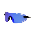 Gafas deportivas Eassun Armour en negro brillo/azul revo