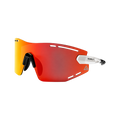 Gafas deportivas Eassun Armour en blanco brillo/rojo revo