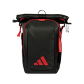 Mochila Adidas Multigame 2026 negro y rojo, vista principal