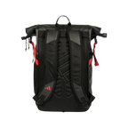 Mochila Adidas Multigame 2026 negro y rojo, vista trasera
