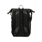 Mochila Adidas Multigame 2026 negro tonal Roll-Top, vista trasera