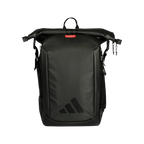 Mochila Adidas Multigame 2026 negro tonal Roll-Top, vista principal