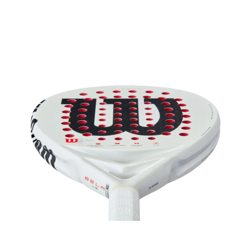 Pala de pádel Wilson Bela LS V3, vista frontal de la cara