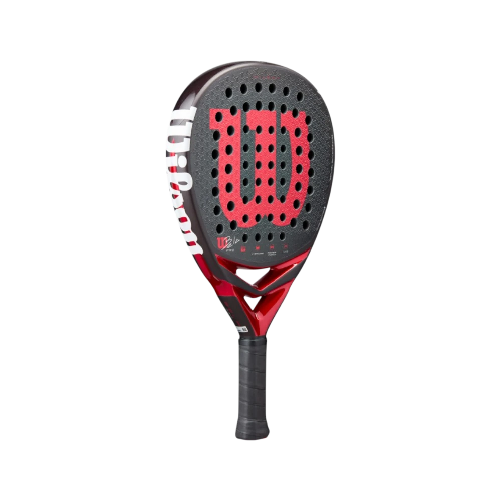 Pala de pádel Wilson Bela Pro V3, vista inclinada