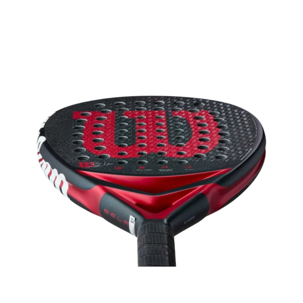 Pala de pádel Wilson Bela V3, vista frontal de la cara