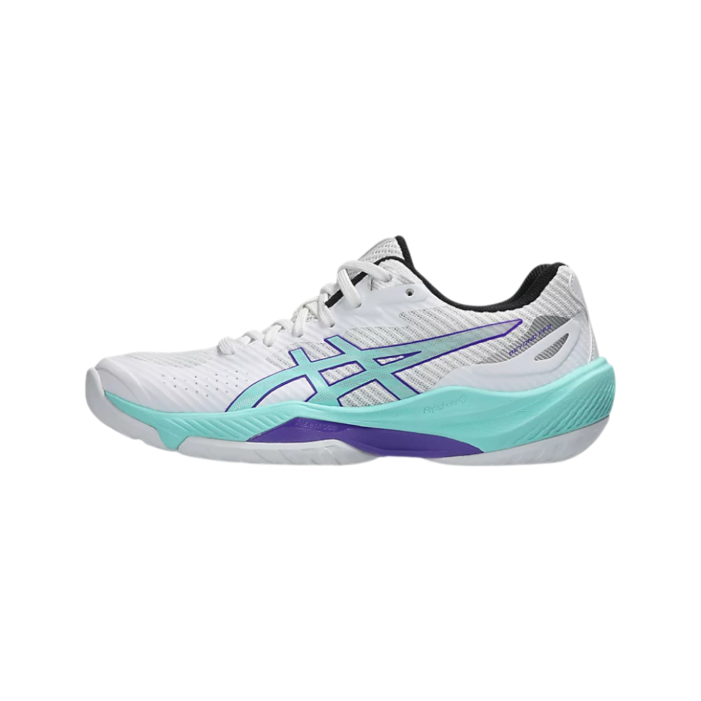 Zapatillas Asics Beyond FF 2 Hombre Blanco/Morado — vista lateral