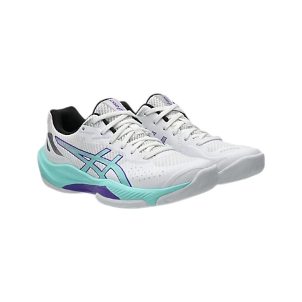 Zapatillas Asics Beyond FF 2 Hombre Blanco/Morado — vista frontal