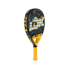 Pala de pádel Be Flow Yellow Gen 2, vista inclinada