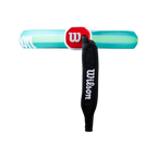 Pala Wilson Blade LS V4 Menta 2026 — detalle del protector y el cordón