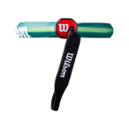 Pala Wilson Blade V4 Verde 2026 — detalle del protector y el cordón
