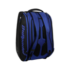 Paletero Bullpadel Vertex Geo Premier 2026 negro y azul, vista 2