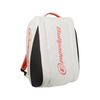 Paletero Bullpadel Elite 2026 blanco y naranja, vista 2