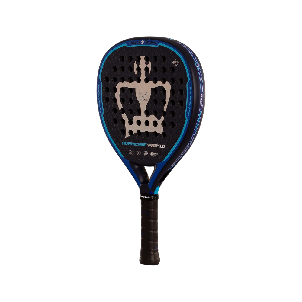 Pala Black Crown Hurricane Pro 4.0 — vista inclinada