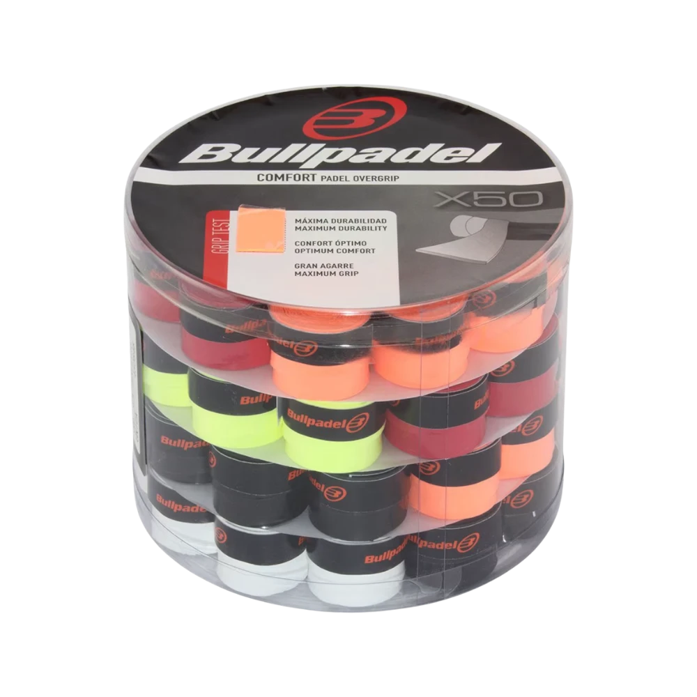 Caja de 50 overgrips Bullpadel GB-1604 colores