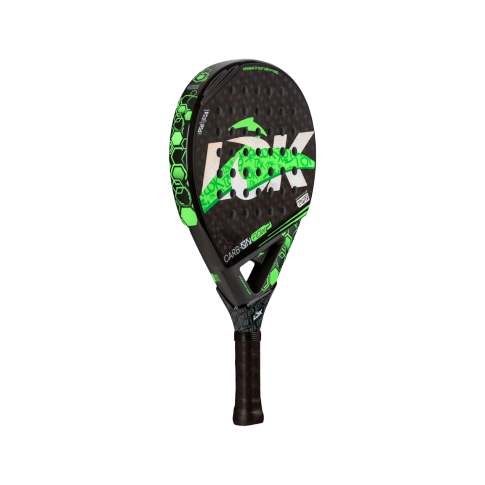 Pala de pádel Carbon Flow Gen 2, vista inclinada