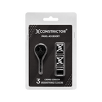 Cierre de cordón constrictor para pala de pádel negro talla L