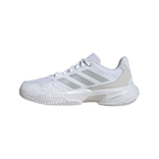 Zapatillas de pádel Adidas Courtjam Control 3 de mujer en blanco, vista lateral interior