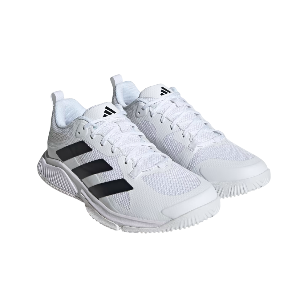 Zapatillas Adidas Court Team Bounce 2.0 Hombre Blanco/Negro — vista frontal