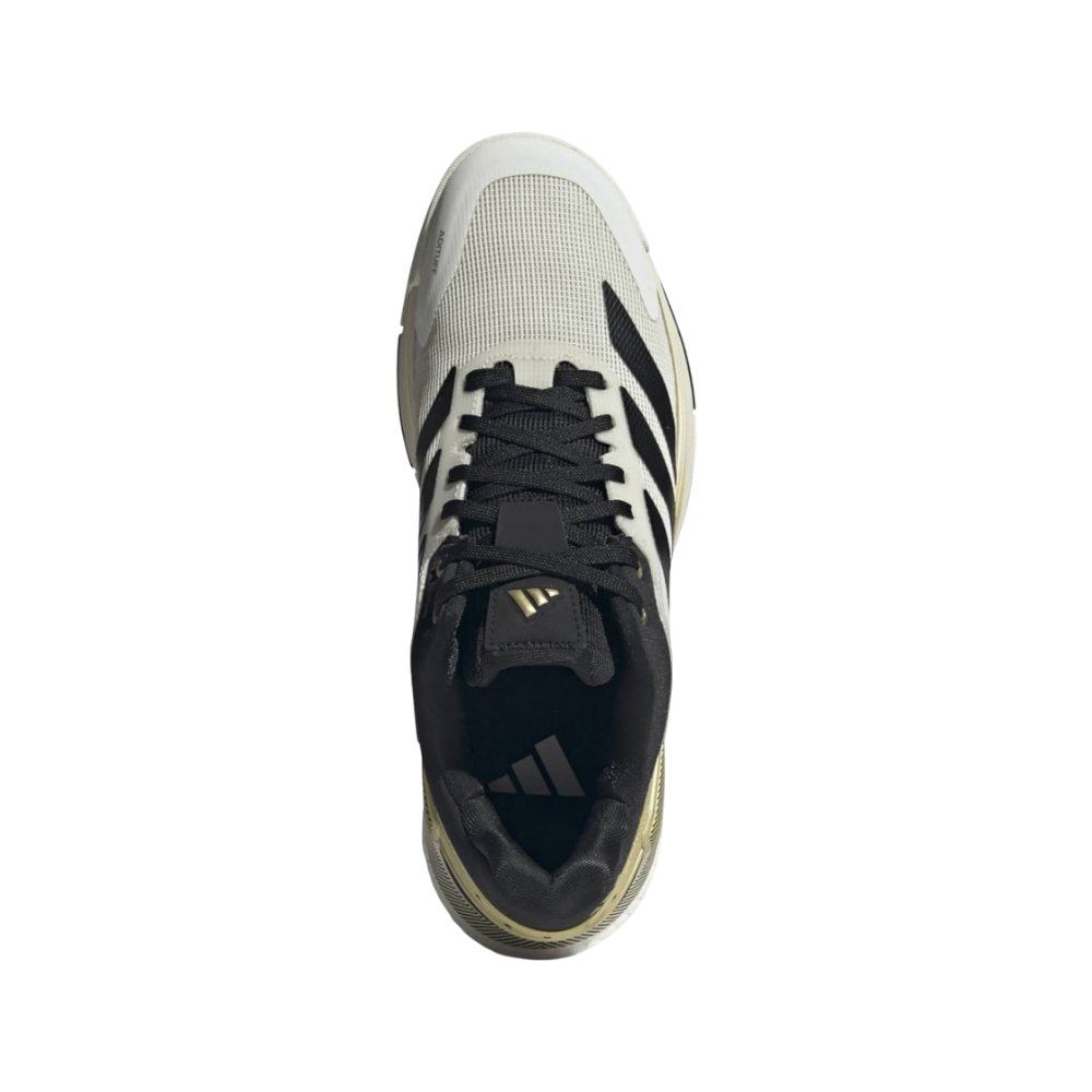 Zapatillas de pádel Adidas Crazyquick Boost de hombre en blanco roto, vista superior