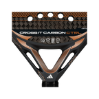 Pala de pádel Adidas Crossit Carbon Ctrl 2026, detalle de la cara