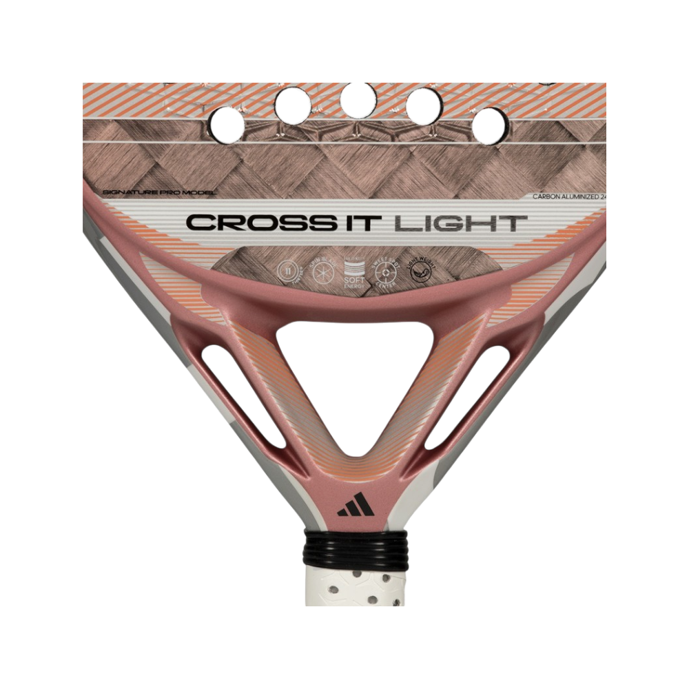 Pala de pádel Adidas Crossit Light 2026, detalle de la cara