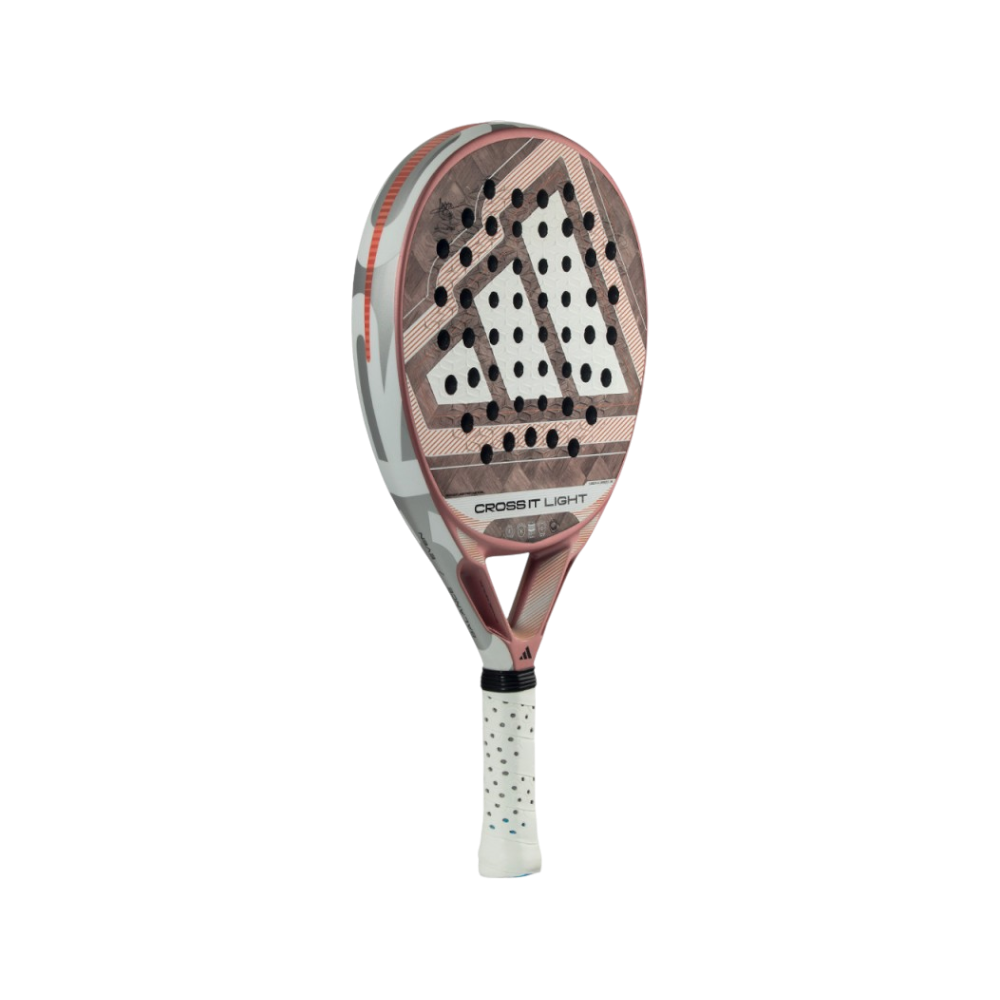 Pala de pádel Adidas Crossit Light 2026, vista inclinada