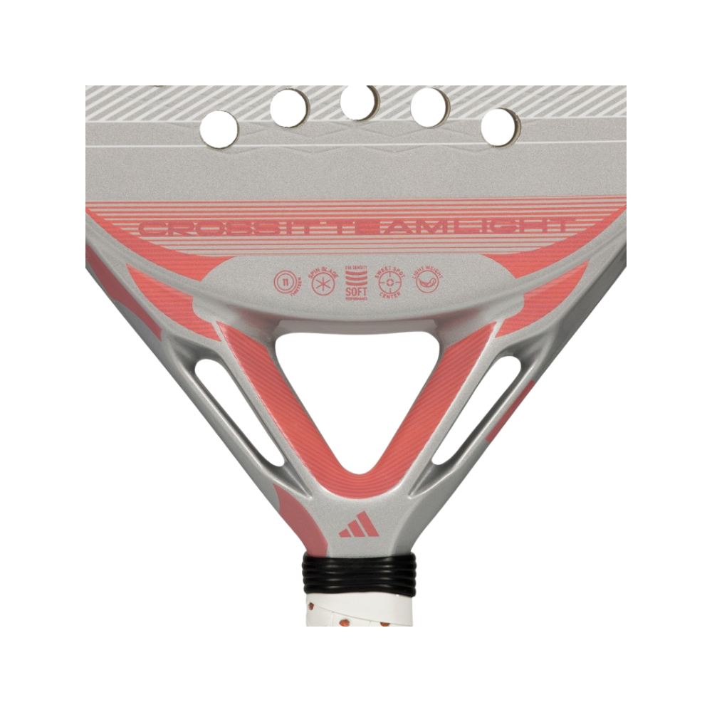 Pala de pádel Adidas Crossit Team Light 2026, detalle de la cara