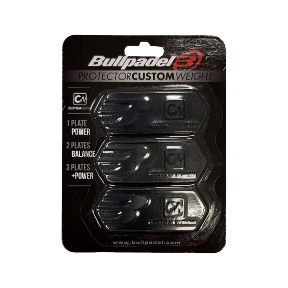 Bullpadel Custom Weight Protector 4x3gr negro