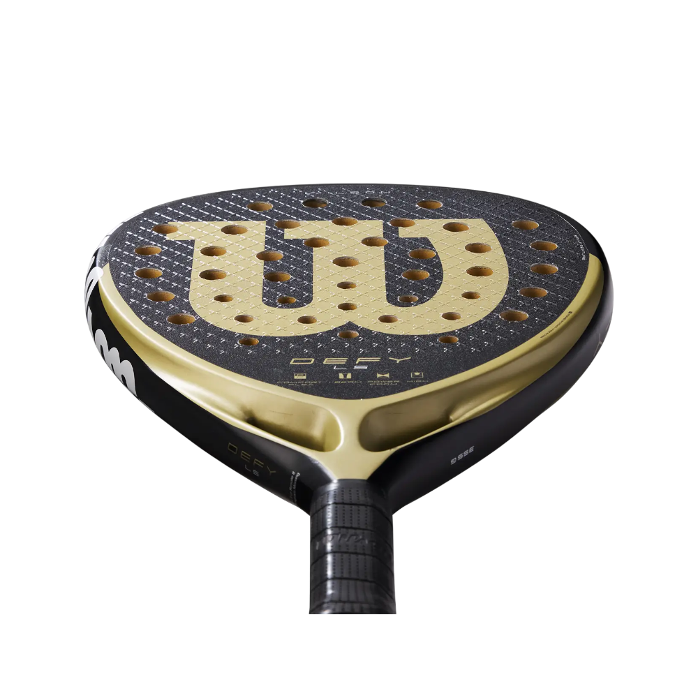 Pala de pádel Wilson Defy LS V1, vista frontal de la cara