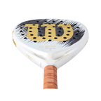 Pala de pádel Wilson Defy Pro V1 SE, vista frontal de la cara