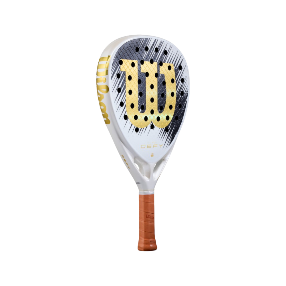 Pala de pádel Wilson Defy V1 SE, vista inclinada