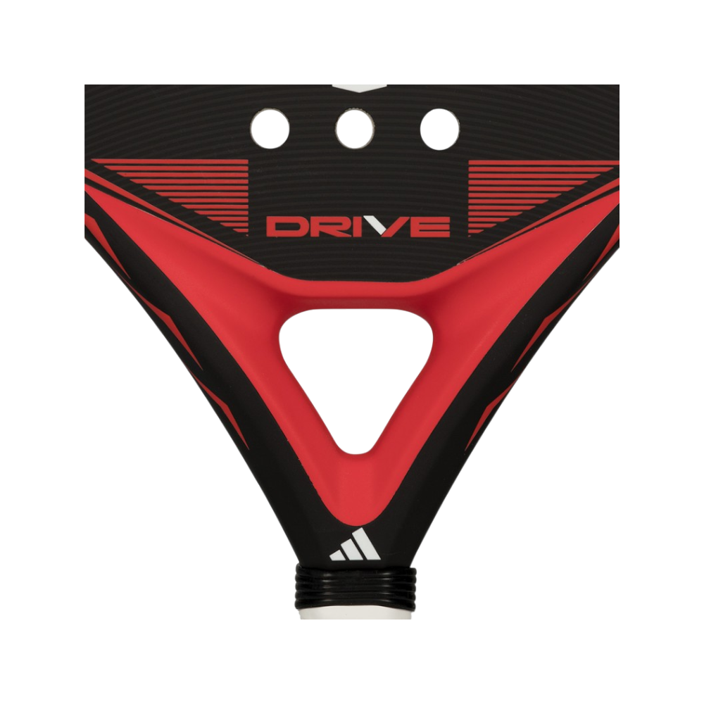 Pala de pádel Adidas Drive Black 2026, detalle de la cara