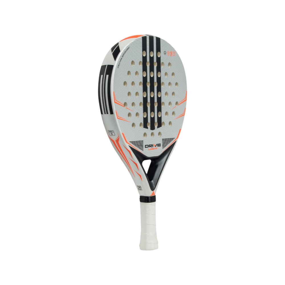 Pala de pádel Adidas Drive Light 2026, vista inclinada