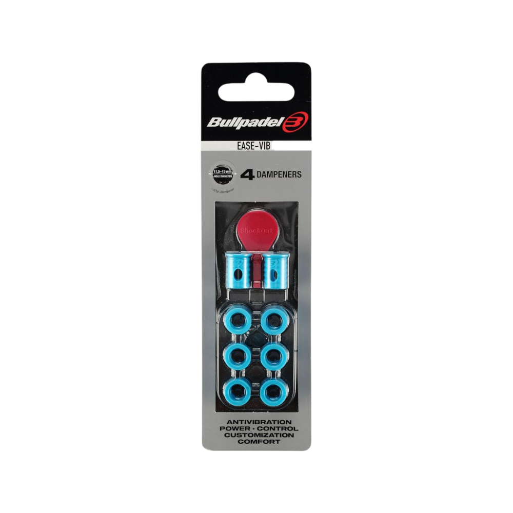 Antivibrador Bullpadel Ease Vibe azul celeste blíster 4 unidades