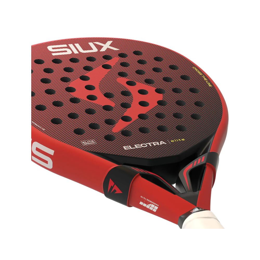 Pala de pádel Siux Electra Elite 6, vista frontal de la cara