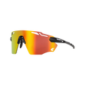 Gafas deportivas Eassun Fartlek en negro mate/rojo revo