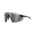 Gafas deportivas Eassun Fartlek en negro brillo/humo plata