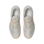 Zapatillas de pádel Asics Game FF Clay/OC de mujer en beige/coral, vista superior