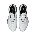Zapatillas de pádel Asics Gel-Resolution X de hombre en blanco/gris, vista superior