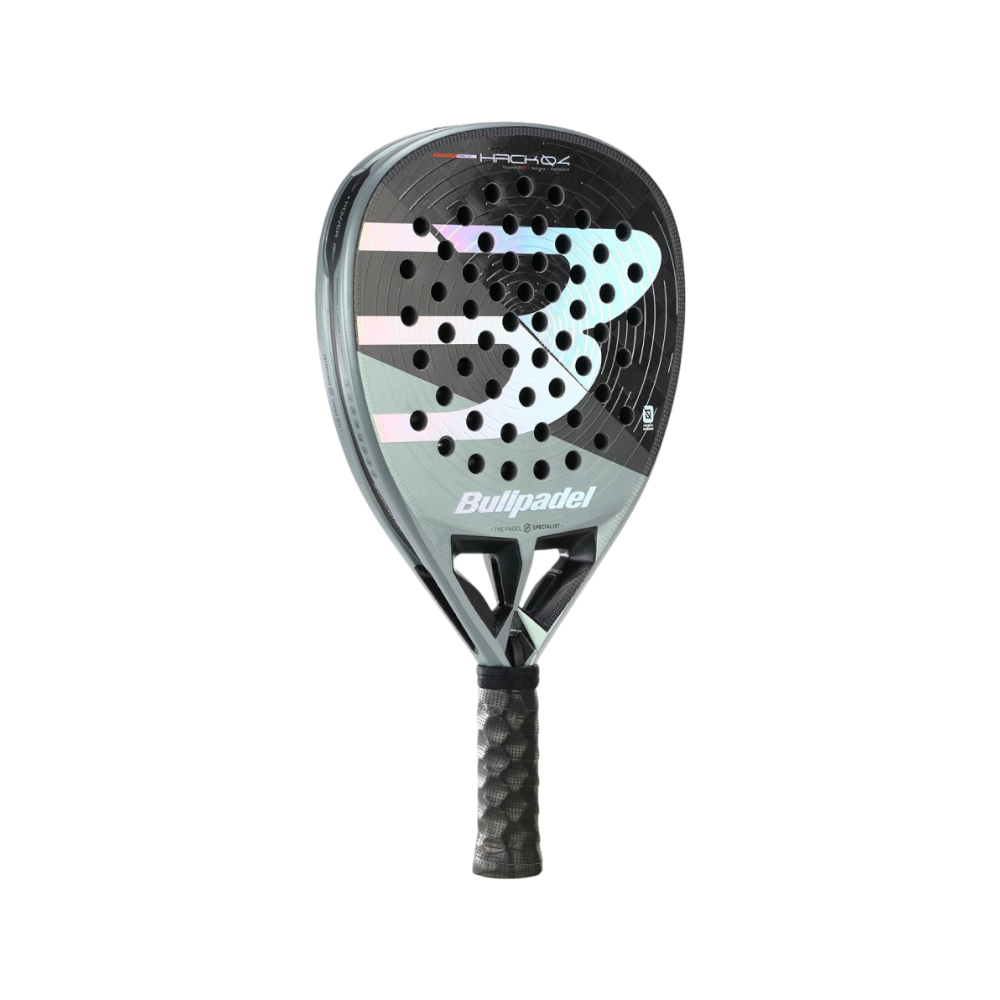 Pala de pádel Bullpadel Hack 04 26, vista inclinada