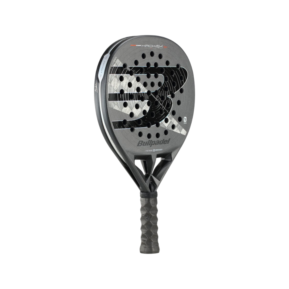 Pala de pádel Bullpadel Hack 04 Hybrid 26, vista inclinada