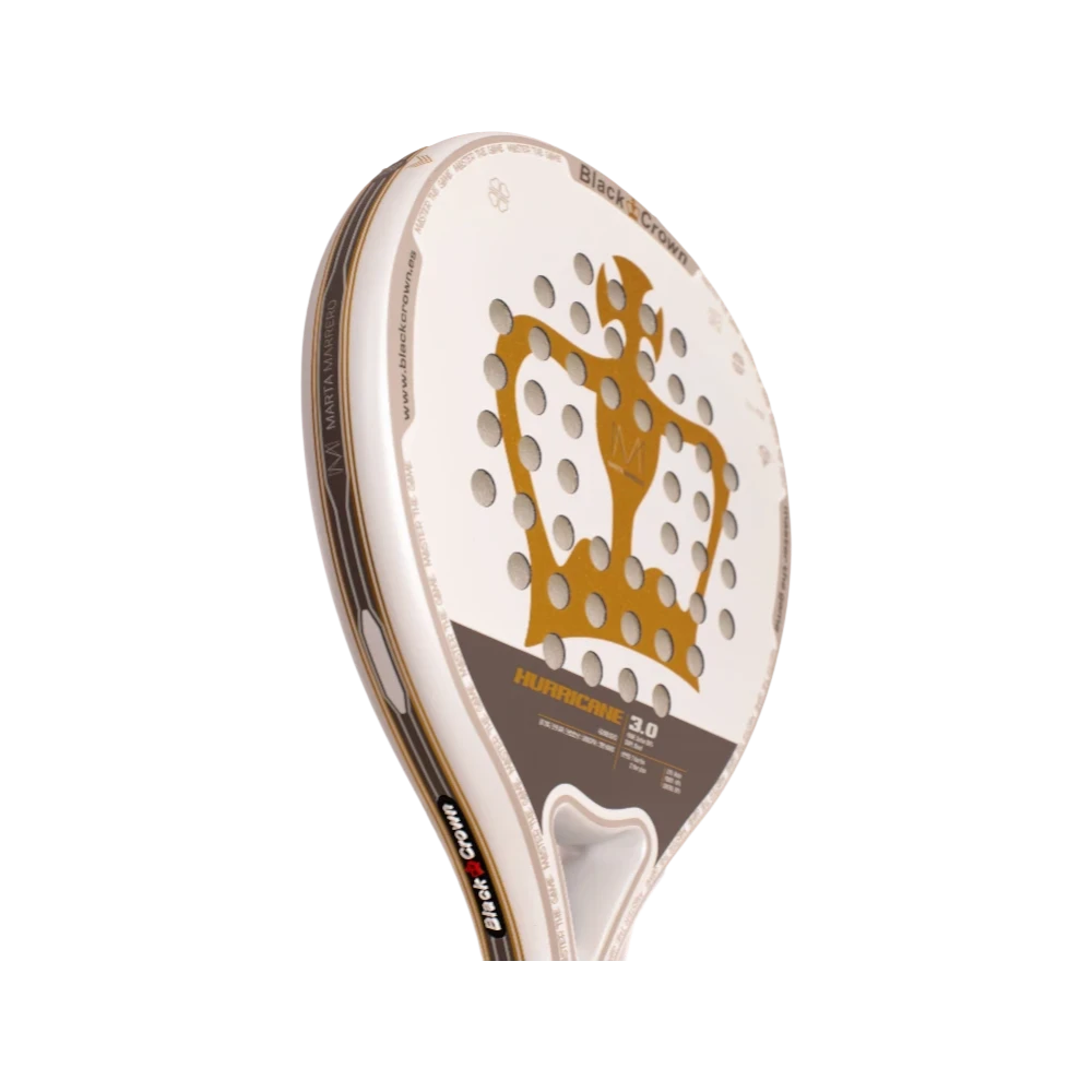 Pala de pádel Hurricane 3.0, vista inclinada
