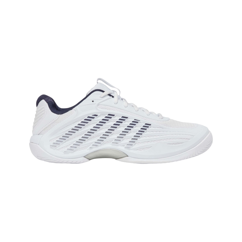 Zapatillas de pádel K-Swiss Hypercourt Express 3 Clay de hombre en blanco, vista lateral interior