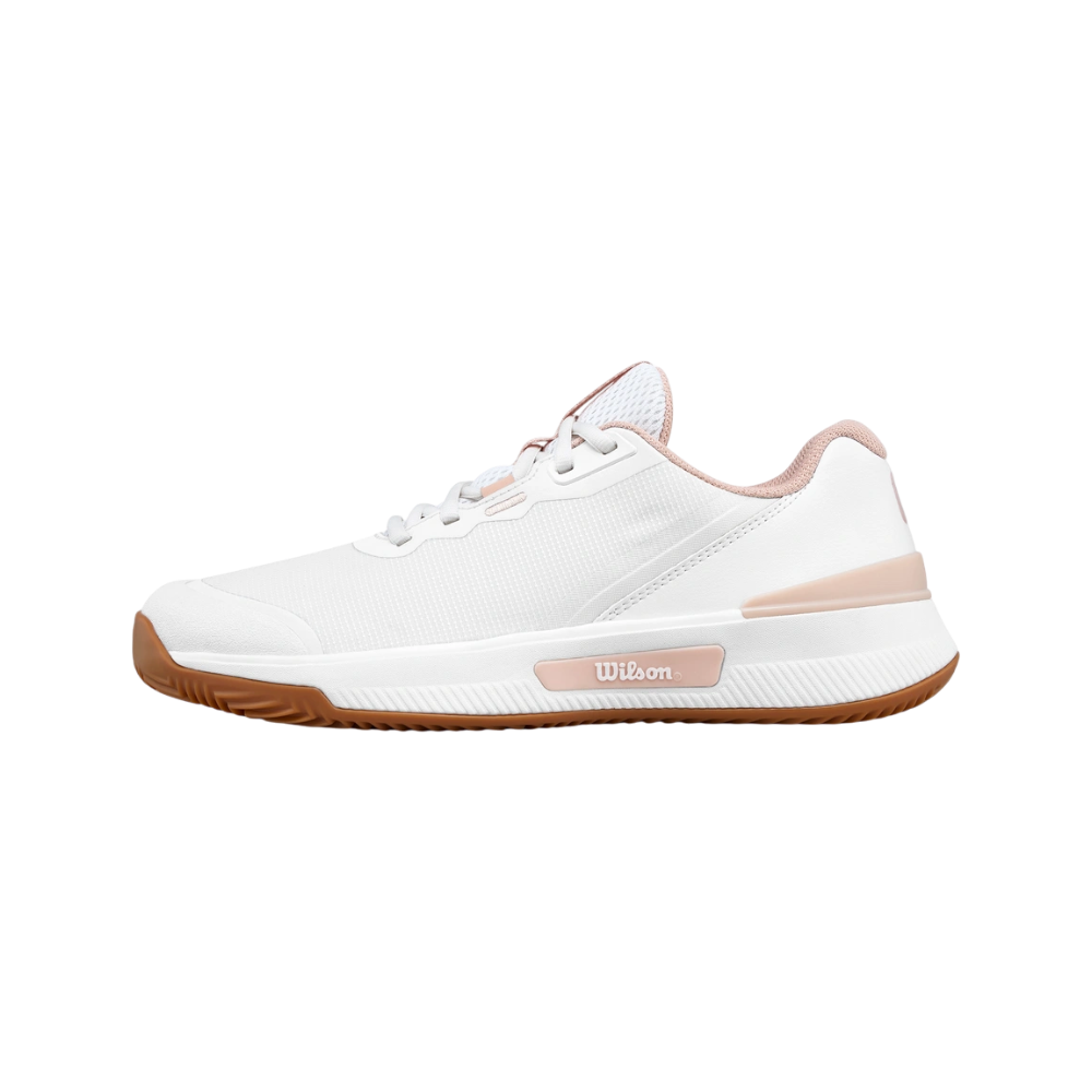 Zapatillas de Pádel Wilson Intrigue Pro Clay Mujer Blanco/Beige — lateral exterior